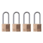 Master Lock 1-9/16 Inch Brass Body 4-Pin Locking Keyed Alike Padlock