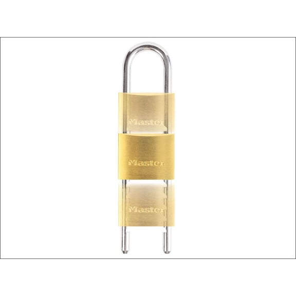 Master Lock - Solid Brass 50mm Padlock with Adjustable Shackle