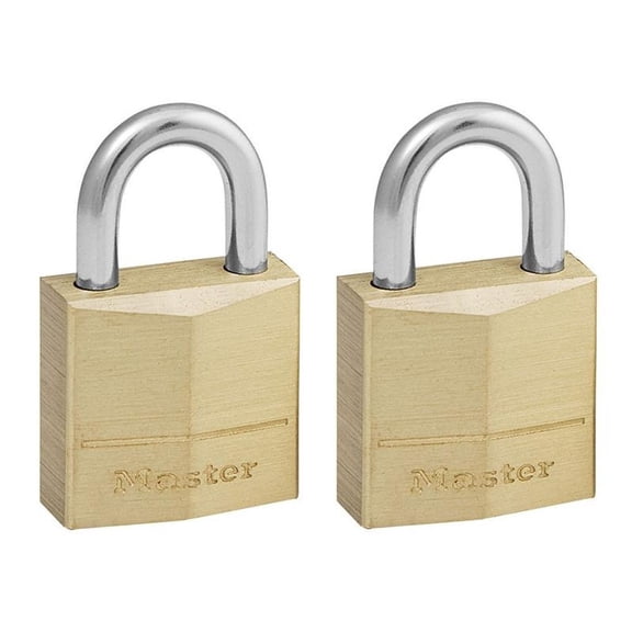 Master Lock Solid Brass Padlocks Single Lever