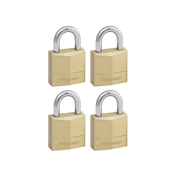 Master Lock Solid Brass Padlocks Single Lever