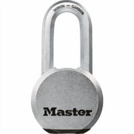 Master Lock Magnum Solid Steel 2-1/2in Outdoor Padlock, Keyed, Reliable