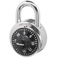 thumbnail image 1 of Master Lock 1500D 19 mm Shackle Length, 1-7/8 in Metal Smooth Combination Padlock 1 Pieces 1 Count, 1 of 6
