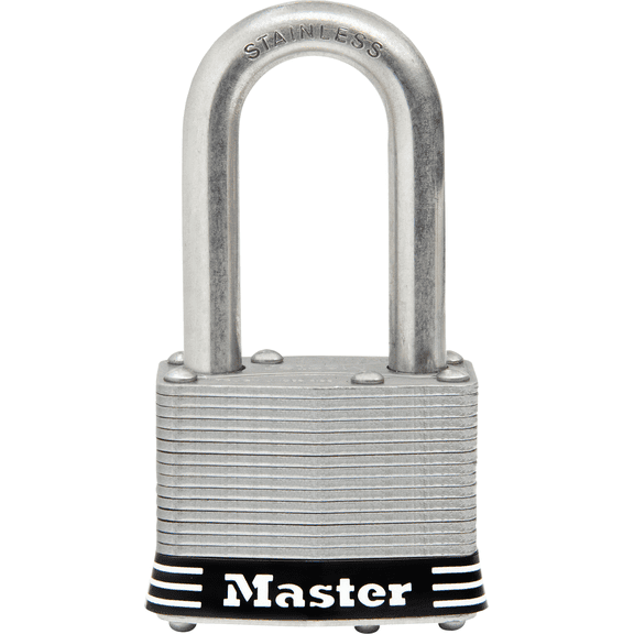 Master Lock Stainless Steel Keyed Padlock - Pack of 6  Residential Use, Standard Application