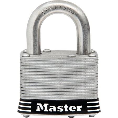 Master Lock Stainless Steel Keyed Padlock - Pack of 6