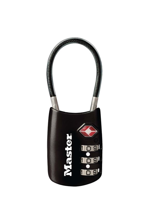 TSA Approved 3 Dial Resettable Combination Luggage Lock, Color Variety