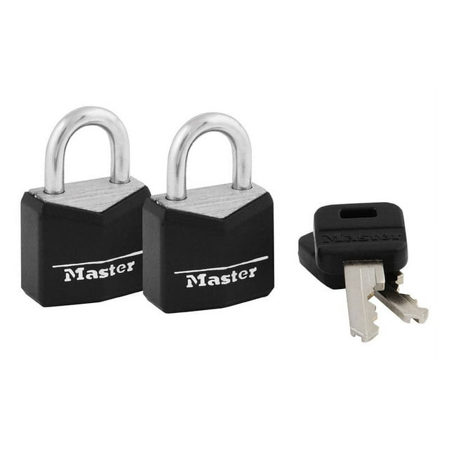 Master Lock Steel 3-Pin Tumbler Padlock Keyed Alike