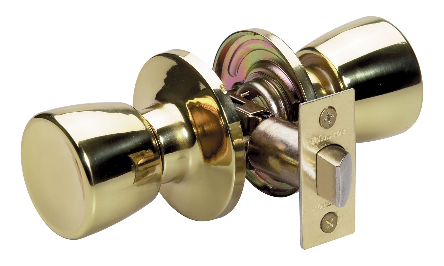 Master Lock TUO0403 Polished Brass Tulip Passage Entry Door Knob