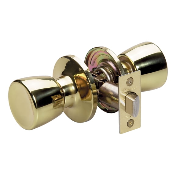 Master Lock TUO0403 Polished Brass Tulip Passage Entry Door Knob