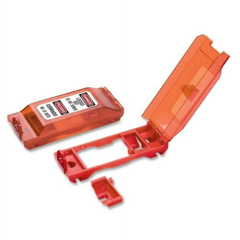 Master Lock Wall Switch Cover/Lockout - Red Master Lock Wall Switch Cover/Lockout - Red
