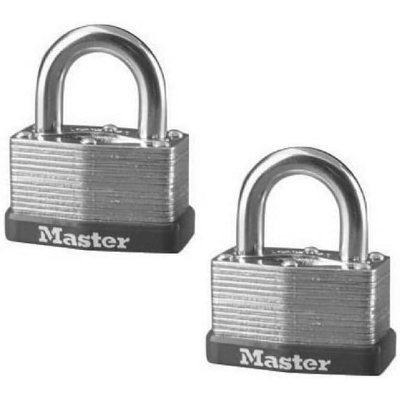 Master Lock Warded Steel Padlock 2 pack
