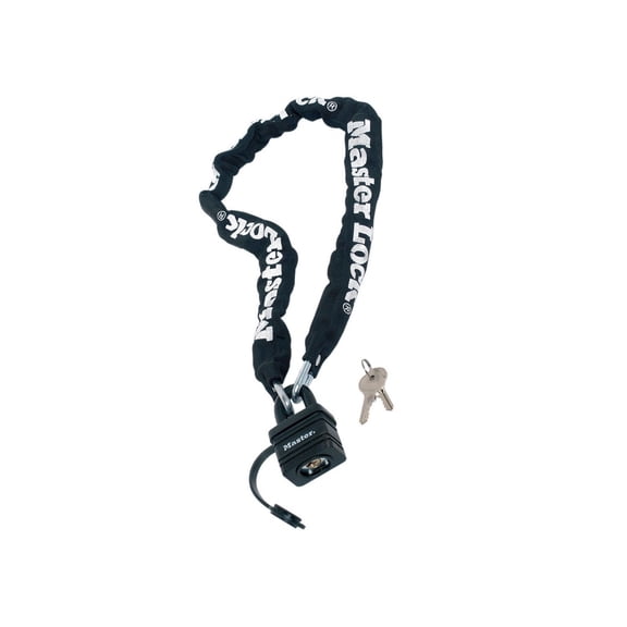 Master Lock Weather Tough 40mm Padlock & Chain 90cm X 6mm