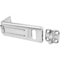 Zinc-Plated Hardened Steel 4-1/2 Inch Security Hasp