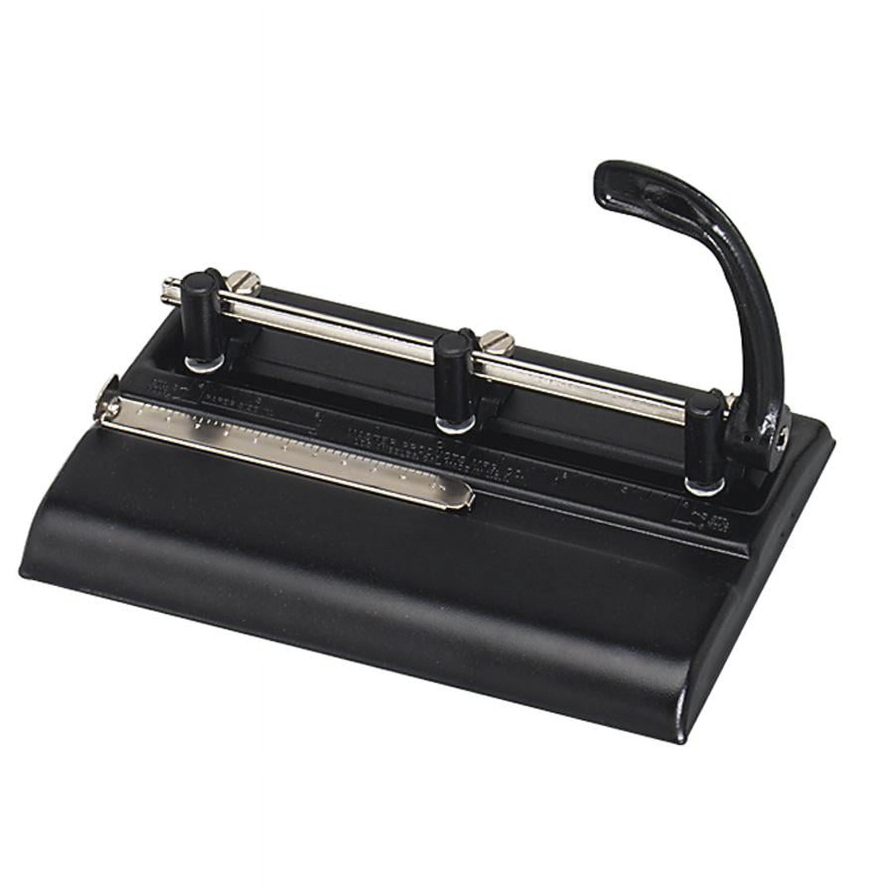  Heavy Duty 3 Hole Punch Heavy Duty Adjustable 3 Hole Punch 30  Sheet Capacity Hole Puncher Black Metal Hole Puncher 3 Ring : Arts, Crafts  & Sewing