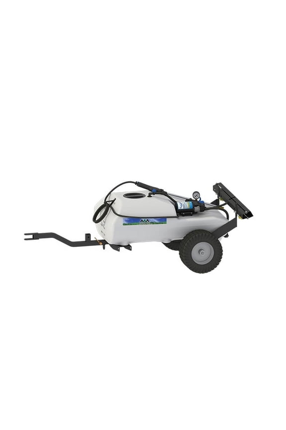 Master Mfg 24-Gallon Deluxe Trailer Broadcast Sprayer - 7ft Swath, 2.2GPM, 70PSI Max