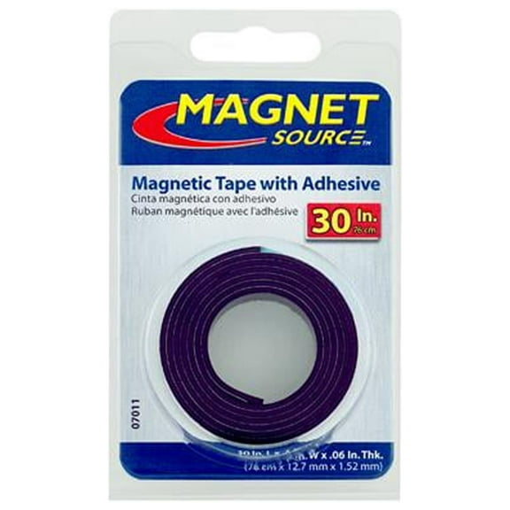 Master Magnetics 07011 Flexible Magnetic Tape, 1/2 x 30-In. Roll - Quantity 12