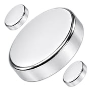 Master Magnetics Neodymium Magnet Discs - 0.709 Diameter, 0.118 Thick, 7 lb. Pull, Nickel Plate, Pack of 3, 07047