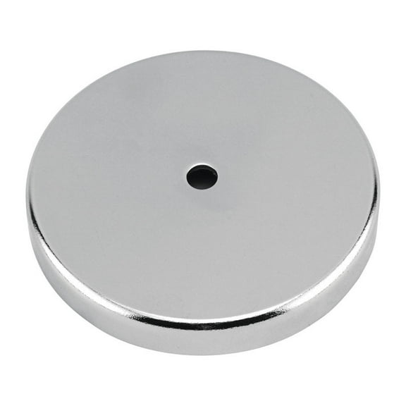 Master Magnetics 07216 Round Magnetic Base, 1.42 in Dia X 0.265 in H, 16 lb