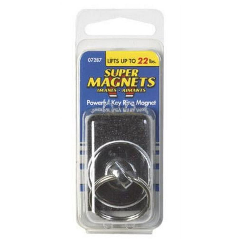 Master Magnetics 07287 Neodymium Magnet with Key Ring, 35 lb capacity