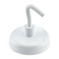 thumbnail image 1 of Master Magnetics Magnetic Hook Wall Magnet Hook - White Finish - 2 Count, 1 of 2