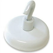 Master Magnetics 07291 White Magnet Hook 2 Count