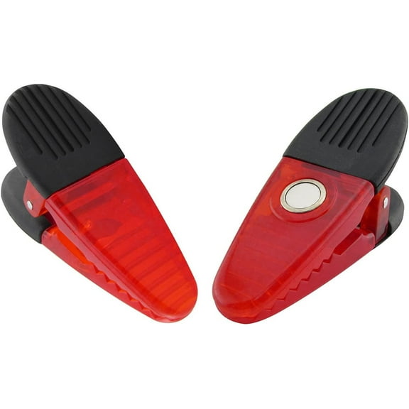Master Magnetics 07520 3.5" Red Magnetic Clips 2 Count