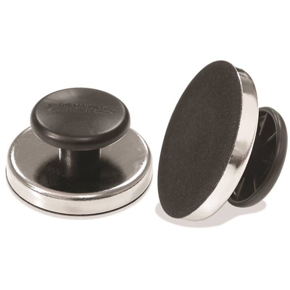 1 Pc, Magnet Source 1.25 In. L X 2.65 In. W Black Knob Magnet 25 Lb. Pull 1 Pc