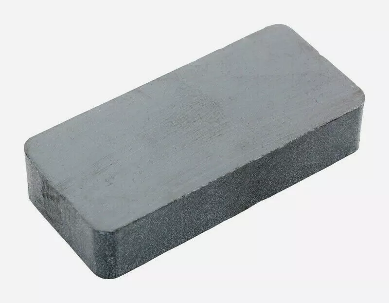 Master Magnetics 1.875 In. Ceramic Block Magnets 3 Lb. Pull 2Pk Crafts 07044 New