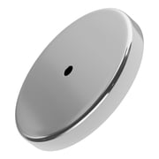 Master Magnetics Heavy-Duty Ceramic Round Base Magnet - 2.618 Diameter, 0.375 Thick, 0.275 Dia. Hole, 65lb. Pull, Chrome, 07222