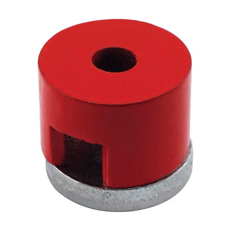 Master Magnetics 7259 Ceramic Red Powerful Alnico Button Magnet 3/4 Dia. In.