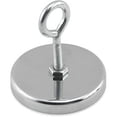 thumbnail image 1 of Master Magnetics B1798415 Ceramic Hang-It Magnet with Attached Eyebolt 35 lbs Pull Chrome Plating, 1 of 1