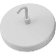 Master Magnetics B1798432 Ceramic Magnetic Hook - 55 lbs Pull White Enamel Paint