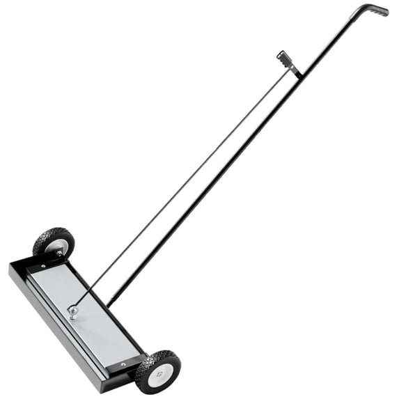 Master Magnetics Heavy Duty Magnetic Sweeper - Heavy Duty Push-Type with Release, 24" Sweeping Width, MFSM24RX