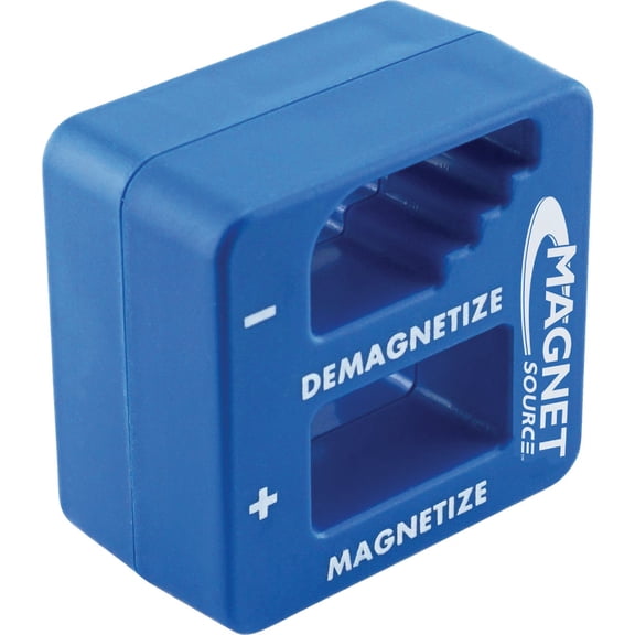 Master Magnetics 07524 2" X 2" X 1" Blue Magnetizer & Demagnetizer