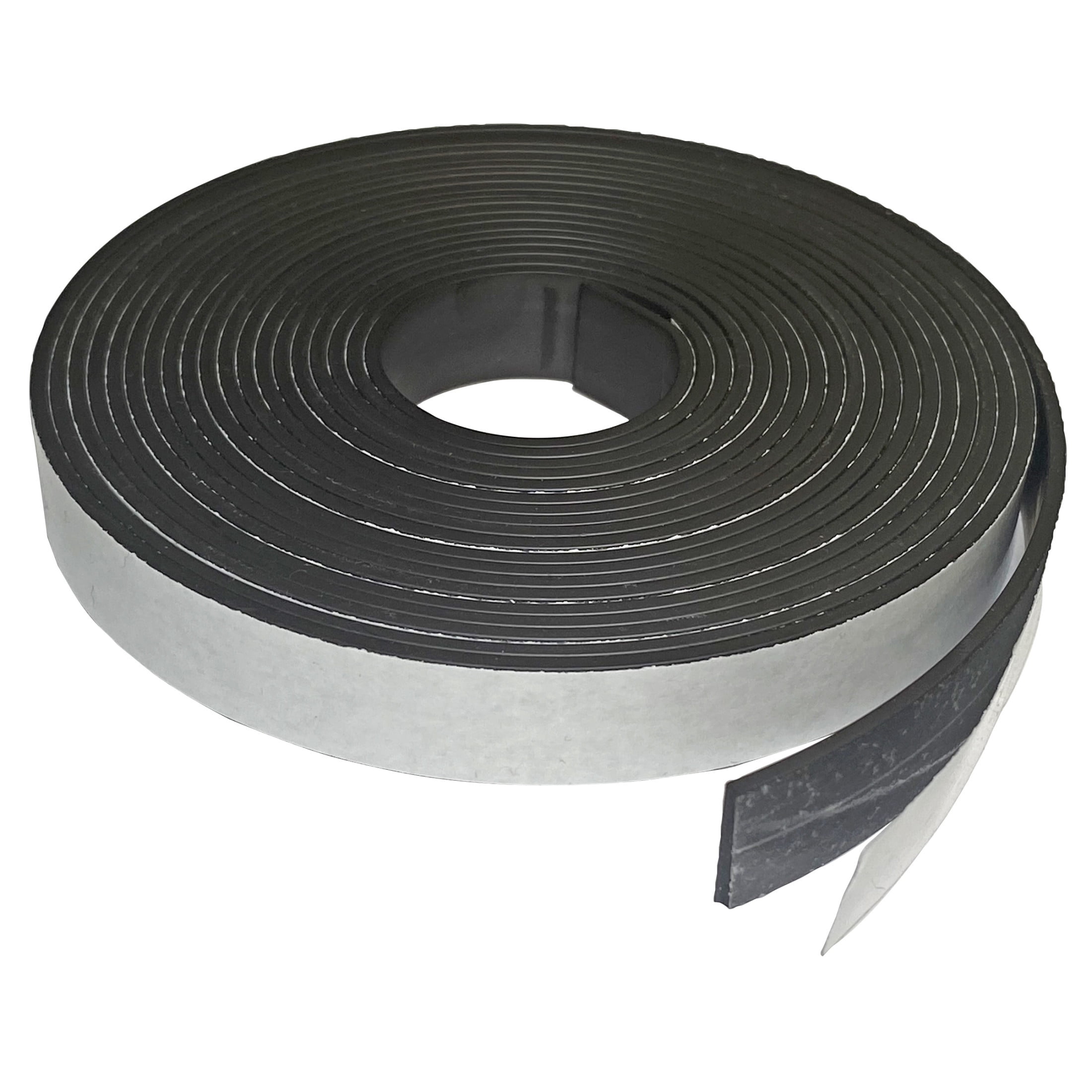 THE MAGNET SOURCE Master Magnetics Roll-N-Cut Flexible Magnetic Tape Refill - Magnet Strips with Strong Adhesive Backing for Walls, Boards, and More - 1/16" Thick - 1/2" W - 15 Ft - 1 Roll