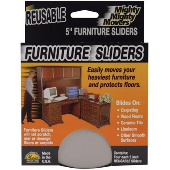 Master Manufacturing Mighty Movers Reusable Furniture Sliders