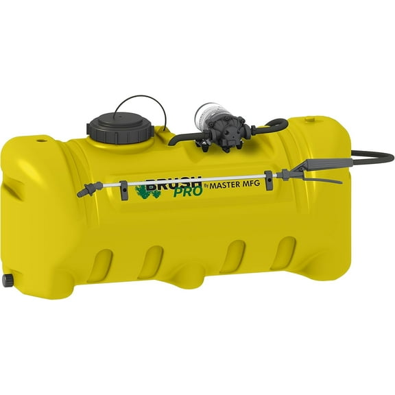 Master Manufacturing SSX-02-015A-B 25 gallon Brush Pro ATV & UTV Spot Sprayer - Flojet 1.6Gpm, Diesel Mix Compatible