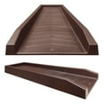 thumbnail image 1 of Master Mark Chevron Splash Block Brown Gutter Downspout 24”, 1 of 7