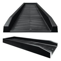 Master Mark Chevron Splashblock Black Gutter Downspout 24”