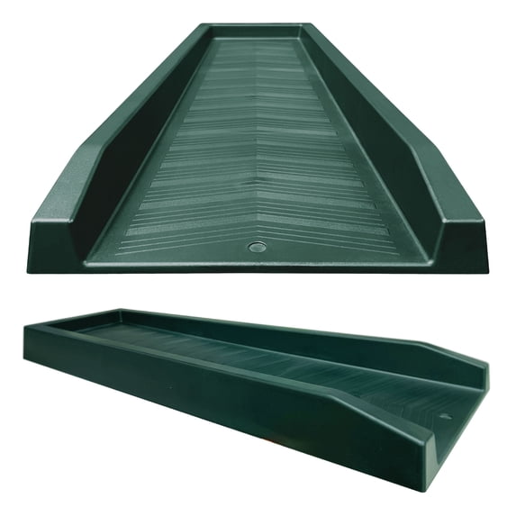 Master Mark Chevron Splashblock Green Gutter Downspout 24”