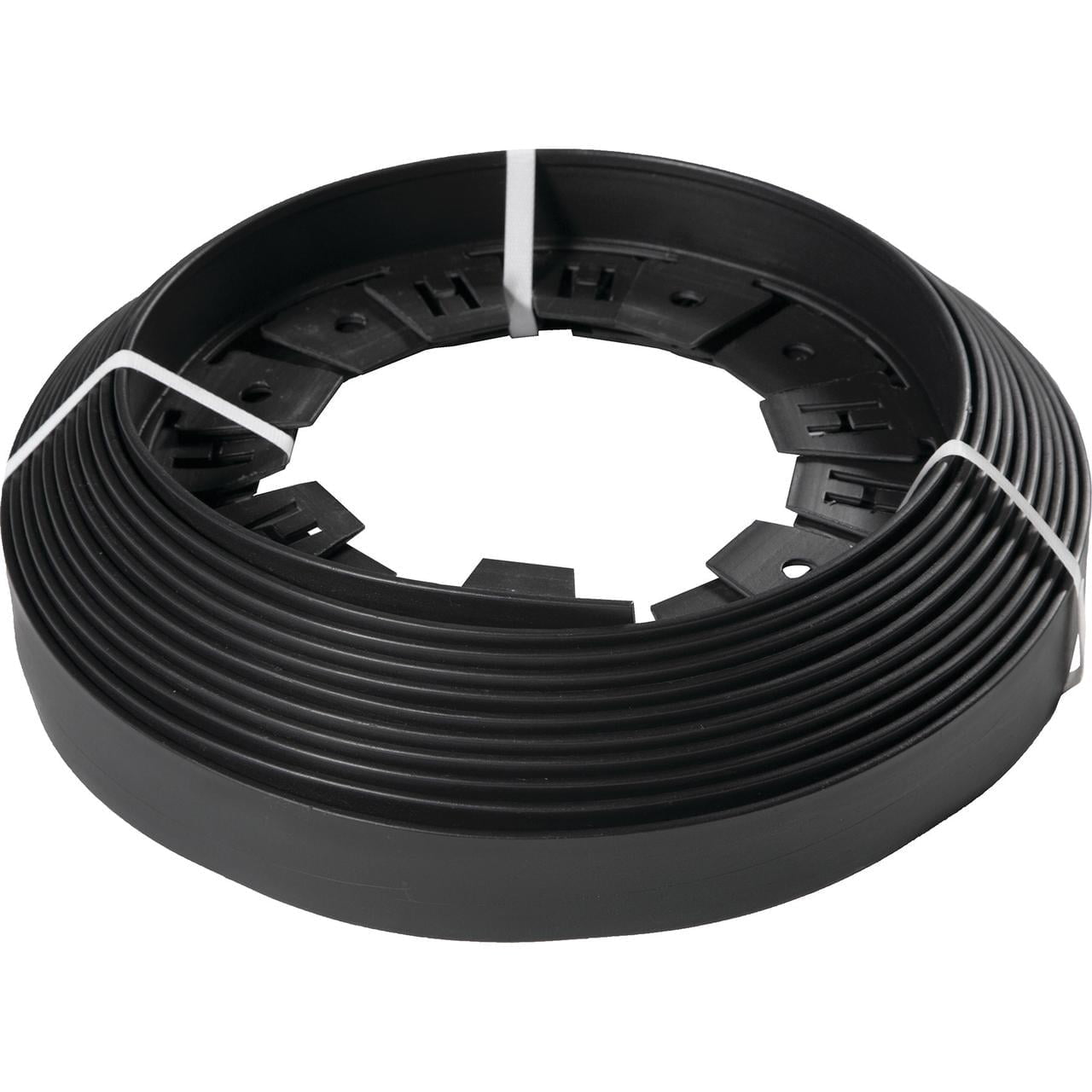 Master Mark Plastic Paver Edging, 1.5 in. x 60 ft., Black, Flexible Landscape and Garden Edging Border, 47260-1