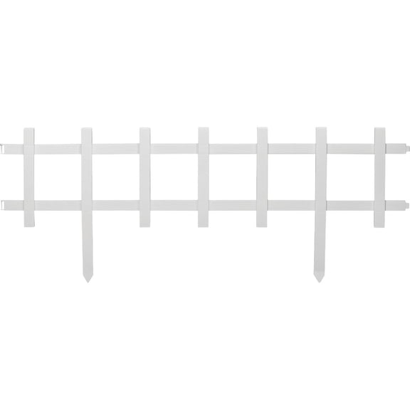 Master Mark Plastics Cape Cod Decorative Border Fence - Pack of 4