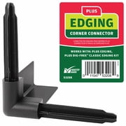 Master Mark Plus 90° Corner Connector for Landscape Edging, Black 53218
