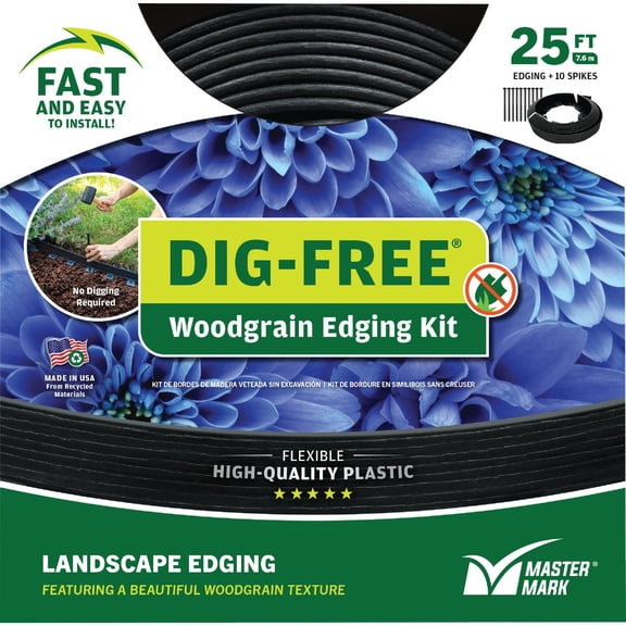 Master Mark Plastics Master Mark Dig-Free Landscape Edging - Pack of 6
