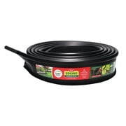 Master Mark Plus 20 ft. Coiled Plastic Landscape Edging, Garden Edging Border for Flower Beds, Black, 25321