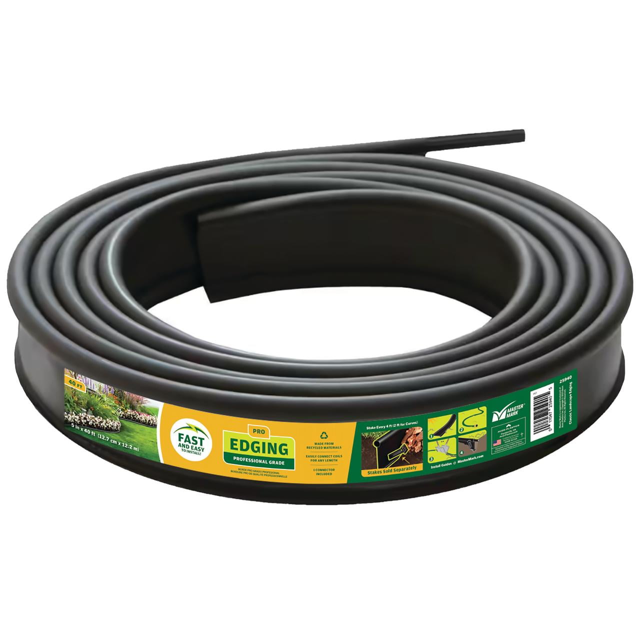 Master Mark Plastics® Master Gardener® Pro 40' Landscape Edging Master Mark Plastics® Master Gardener® Pro 40' Landscape Edging