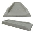 thumbnail image 1 of Master Mark Splashblock, Gutter Downspout extension, Splashguard, Foundation Water Diverter, Gutter Guard, 24" (2-Pack) Gray, 32324, 1 of 7