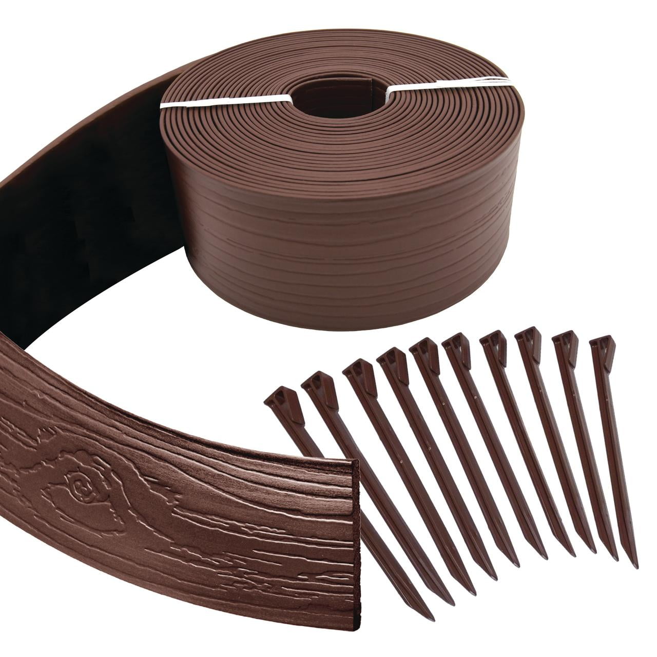 Master Mark 40 ft. Black HDPE Plastic Lawn Edging