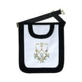 thumbnail image 1 of Master Mason Blue Lodge Apron – George Washington’s Replica, Historic Masonic Regalia with Adjustable Belt, 1 of 5