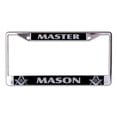 thumbnail image 1 of Master Mason Chrome License Plate Frame, 1 of 1