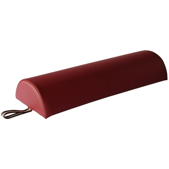 Master Massage 9"x 26" Semi-round Massage Bolster - Burgundy